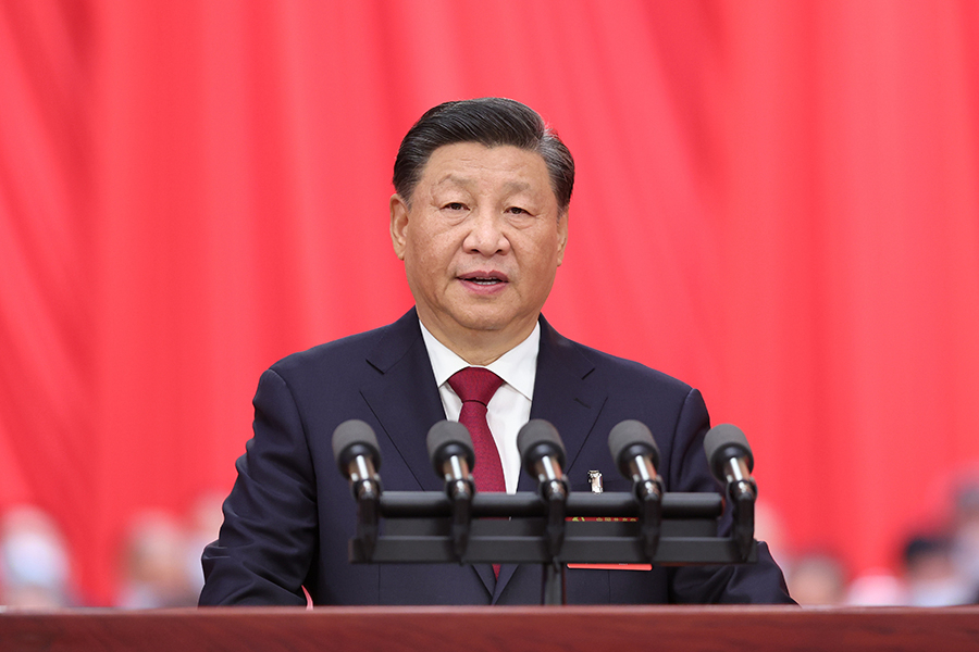 中国共产党第二十次全国代表大会开幕，习近平作报告
